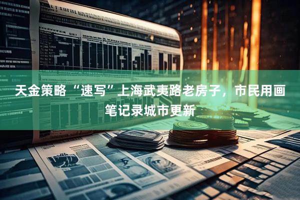 天金策略 “速写”上海武夷路老房子，市民用画笔记录城市更新