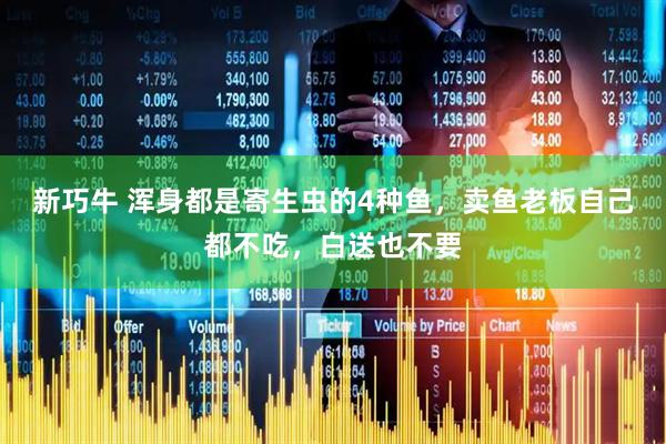 新巧牛 浑身都是寄生虫的4种鱼，卖鱼老板自己都不吃，白送也不要